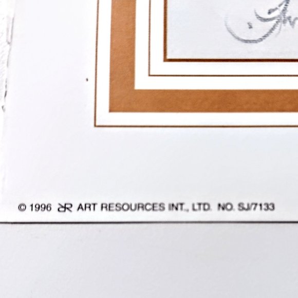 TEA TIME ~ Vintage Tea Cup w/Rose Candle ~ Tea Spoon & Tea Cup Print (Mat~Frame) - Picture 14 of 16